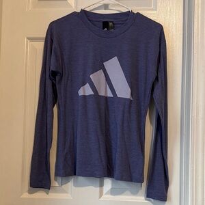 Adidas Long Sleeve Tee in Purple
